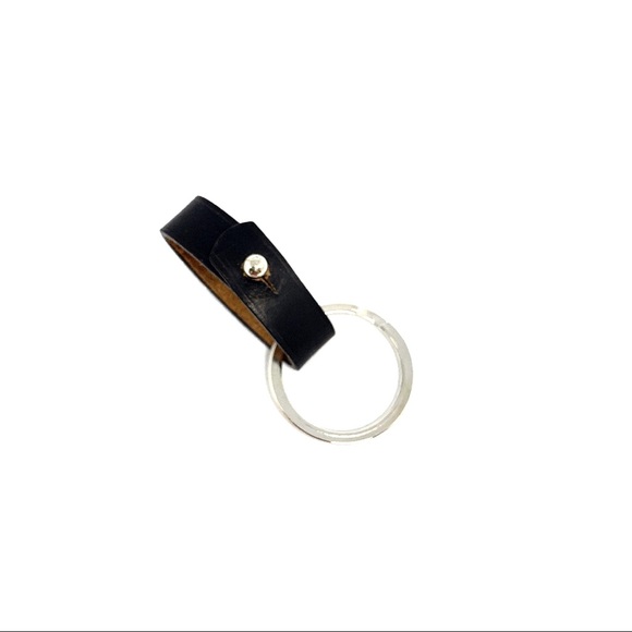 She/He Leather keychain with ring and swivel - Picture 8 of 8